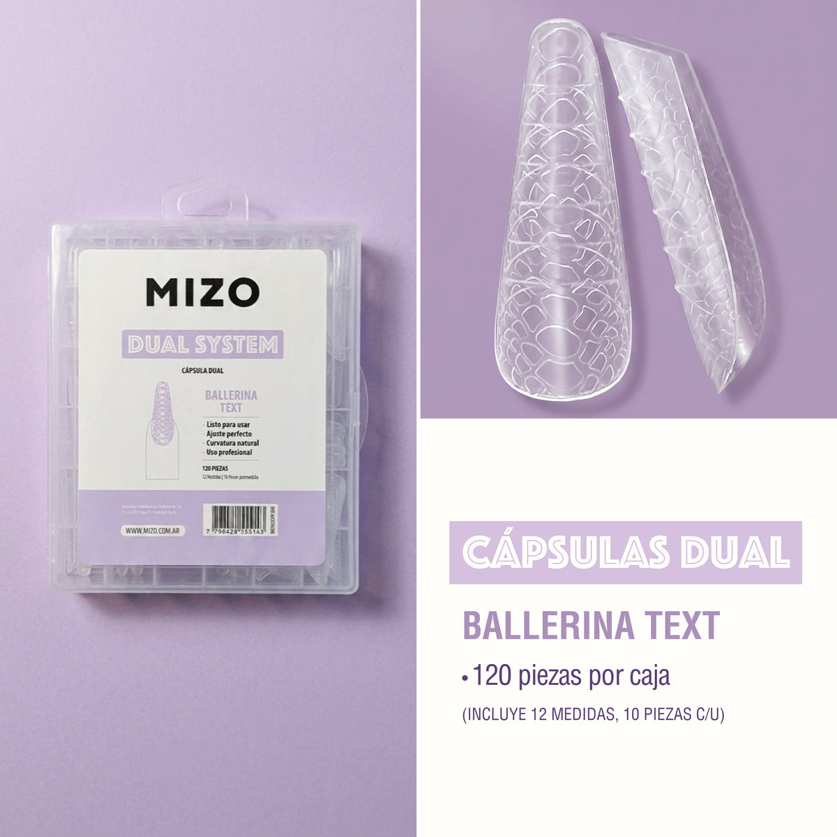 Cápsulas Dual - Ballerina Text